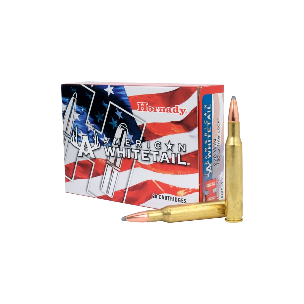 Hornady AMERICAN WHITETAIL 270Win 130gr interlock 