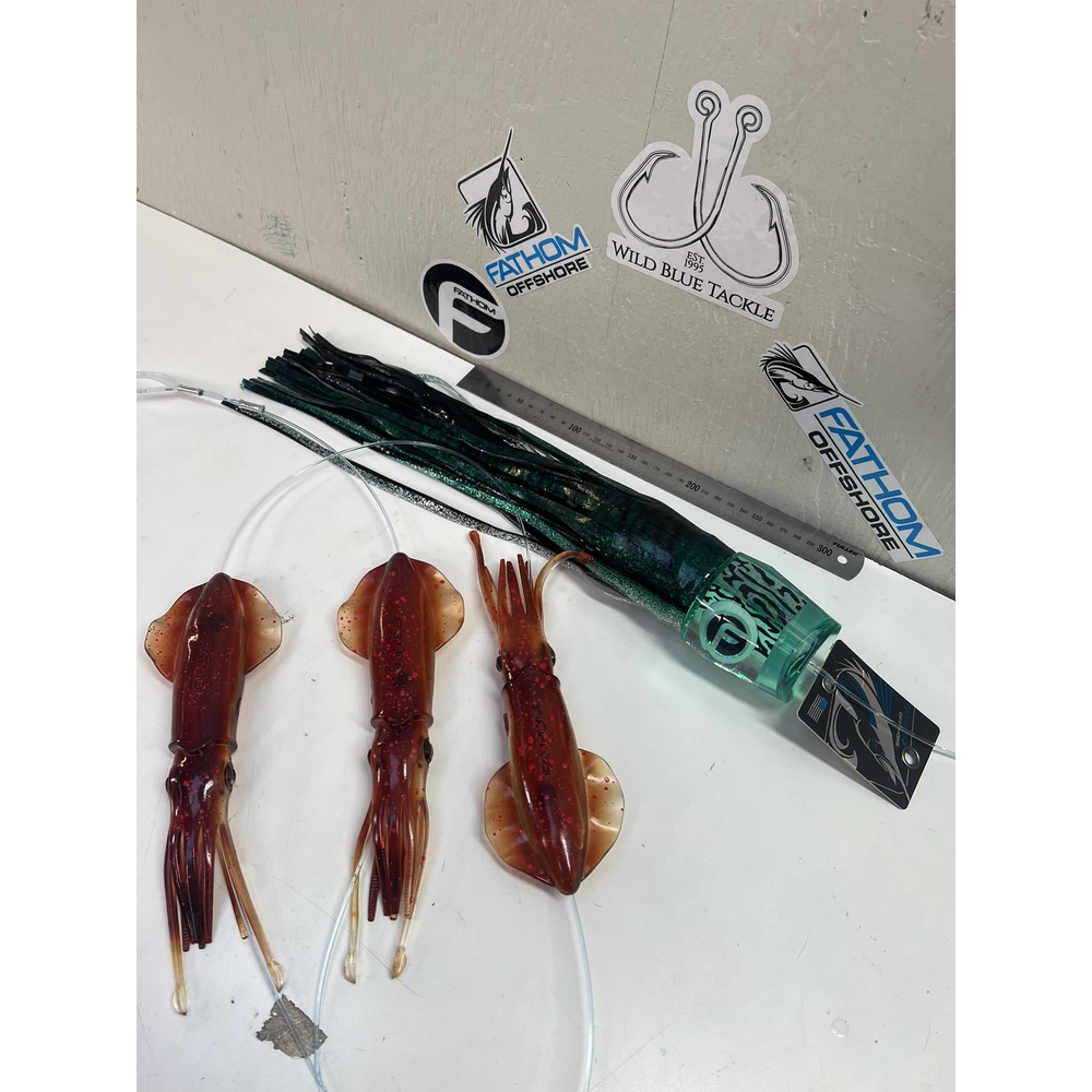 MO HEAD CHUGGER XXL TEASER WITH TEASER SQUID CHAIN